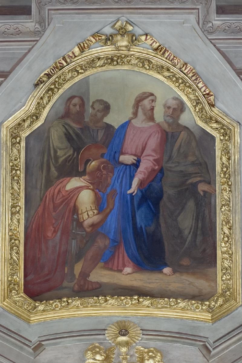 Centurione manifesta la propria fede in Gesù Cristo